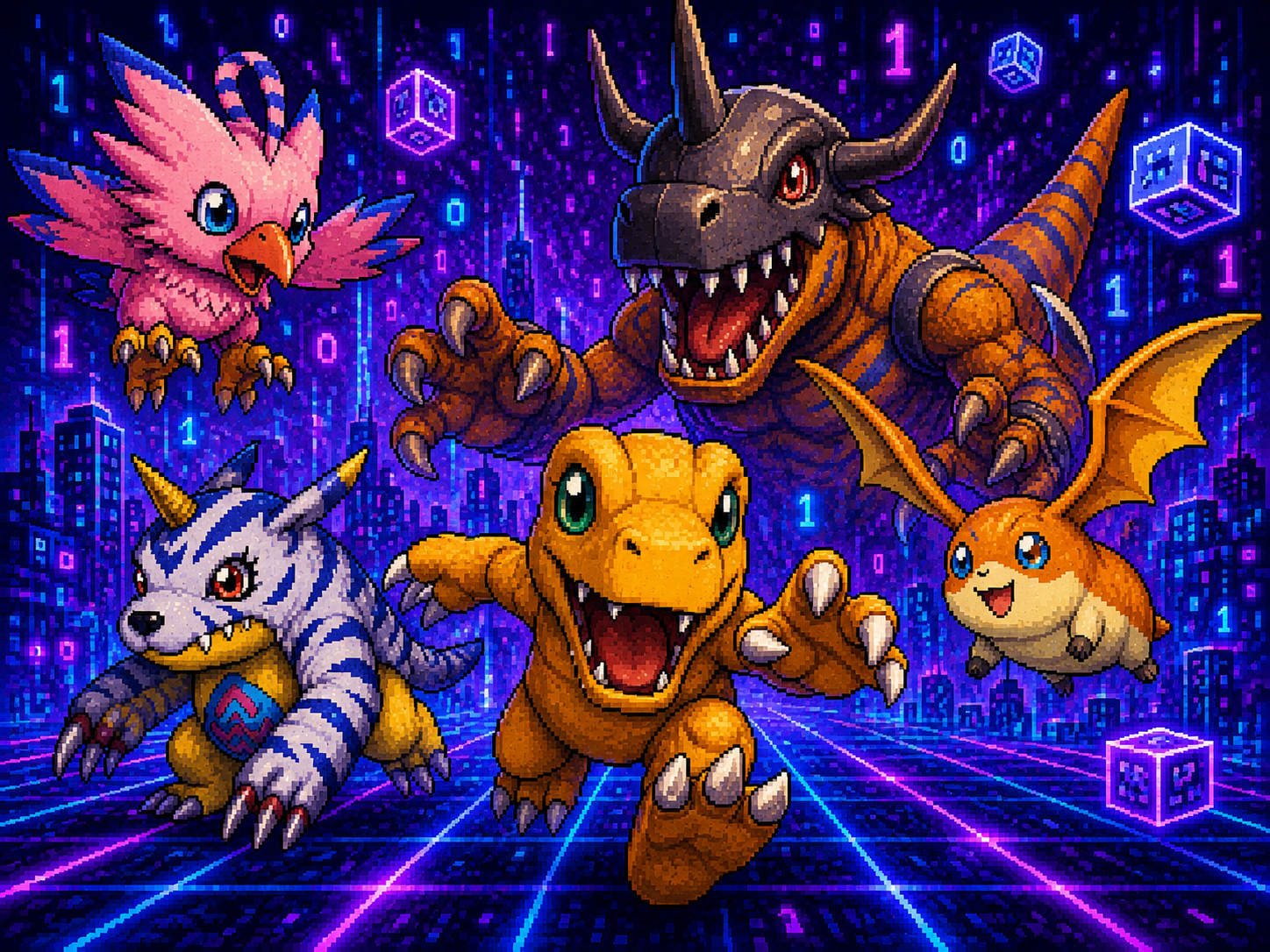 Digimon World — PS1 quiz artwork