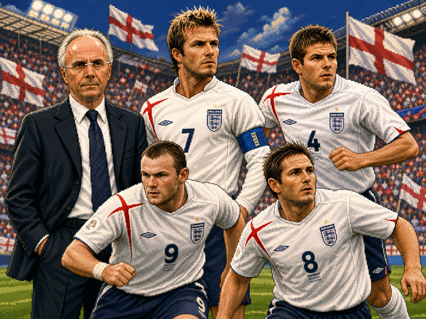 England's 'Golden Generation' — 2006 WC quiz artwork