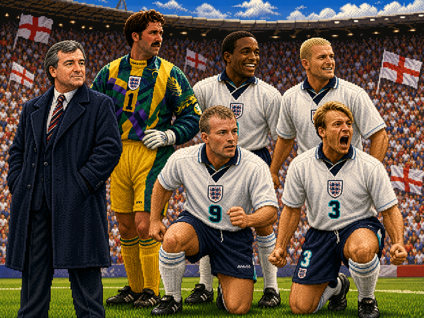 England Euro '96 quiz artwork